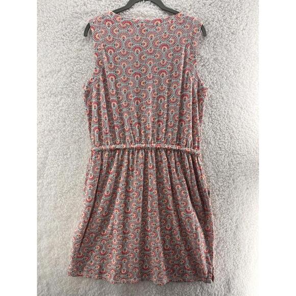 T By Talbots Dress Women's Large Medallion Print Sleeveless 100% Cotton New - Picture 9 of 9